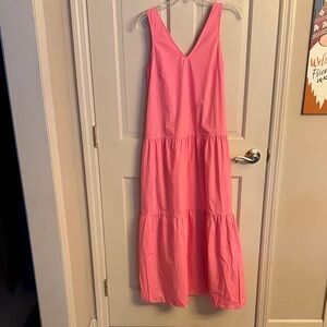 Who What Wear Vibrant Pink Maxi Dress